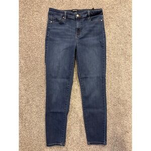 Buffalo David Bitton Jeans Women 10/30 Blue Mollie High Rise Stretch Skinny Dark